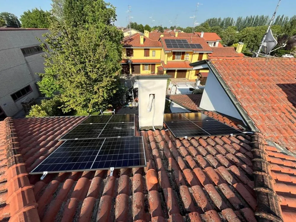 Impianto fotovoltaico realizzato a Fabbrico (RE)