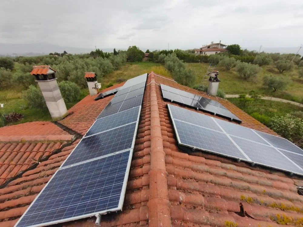 Impianto fotovoltaico realizzato a Viterbo (VT)