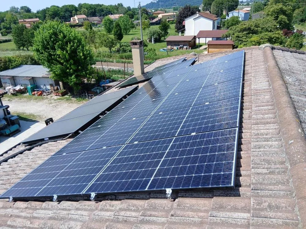 Impianto fotovoltaico realizzato a Pernumia (PD)