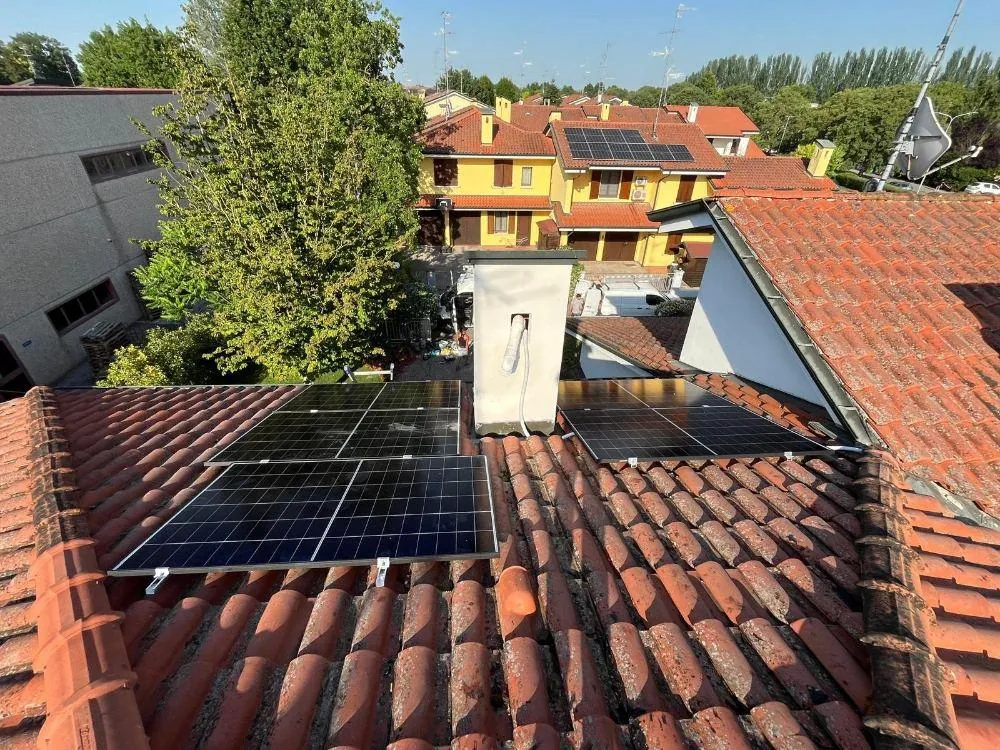 Impianto fotovoltaico realizzato a Fabbrico (RE)