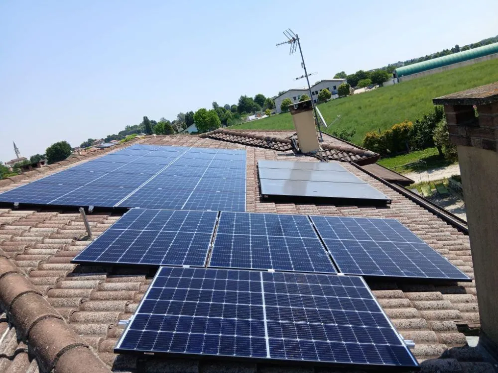 Impianto fotovoltaico realizzato a Pernumia (PD)